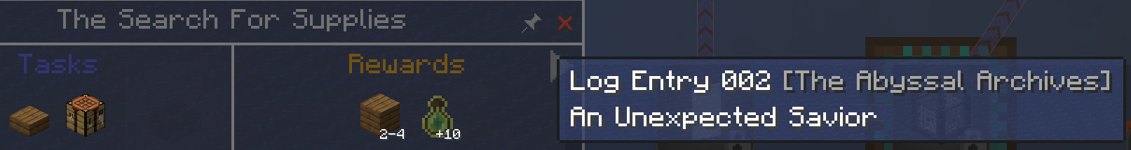 Dependents dropdown list for a quest